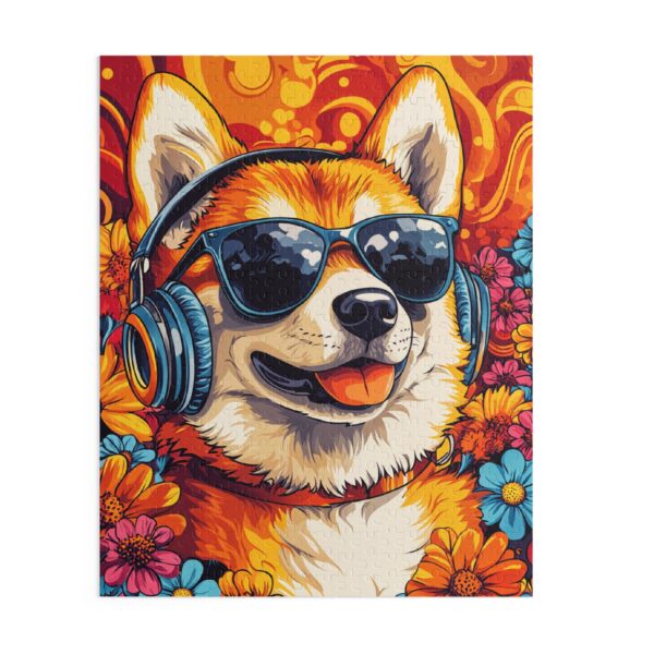 Groovy Shiba Inu Jigsaw Puzzle - Image 7