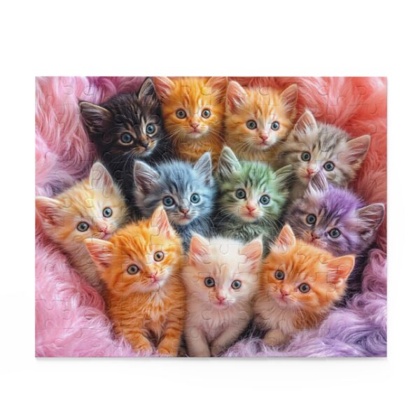 Rainbow Kittens Jigsaw Puzzle - Image 3