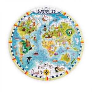 Vintage World Map - 500 Piece Puzzle