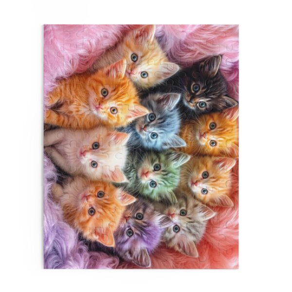 Rainbow Kittens Jigsaw Puzzle - Image 4