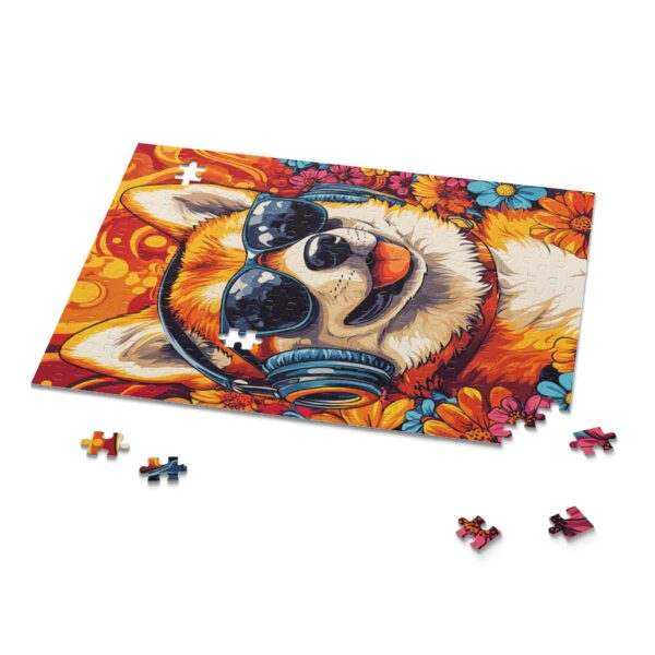 Groovy Shiba Inu Jigsaw Puzzle - Image 5