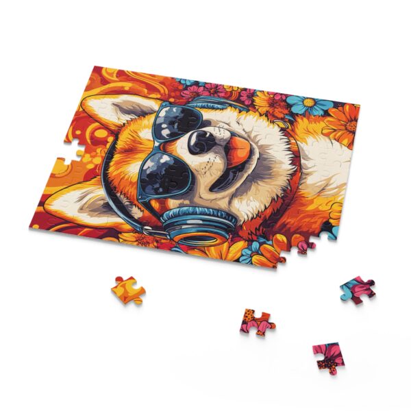 Groovy Shiba Inu Jigsaw Puzzle - Image 2